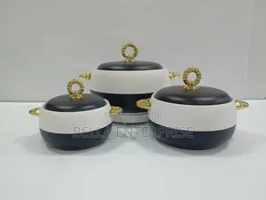 1l+2l+3.5l 3pcs Portable Luxury Food Warmer Casserole Insulated