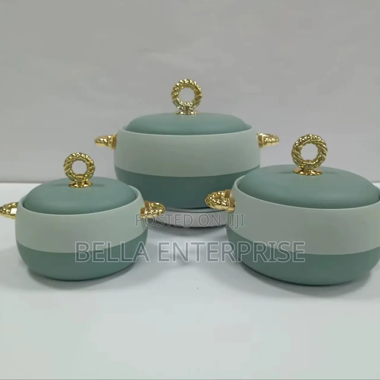 1l+2l+3.5l 3pcs Portable Luxury Food Warmer Casserole Insulated