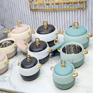 1l+2l+3.5l 3pcs Portable Luxury Food Warmer Casserole Insulated