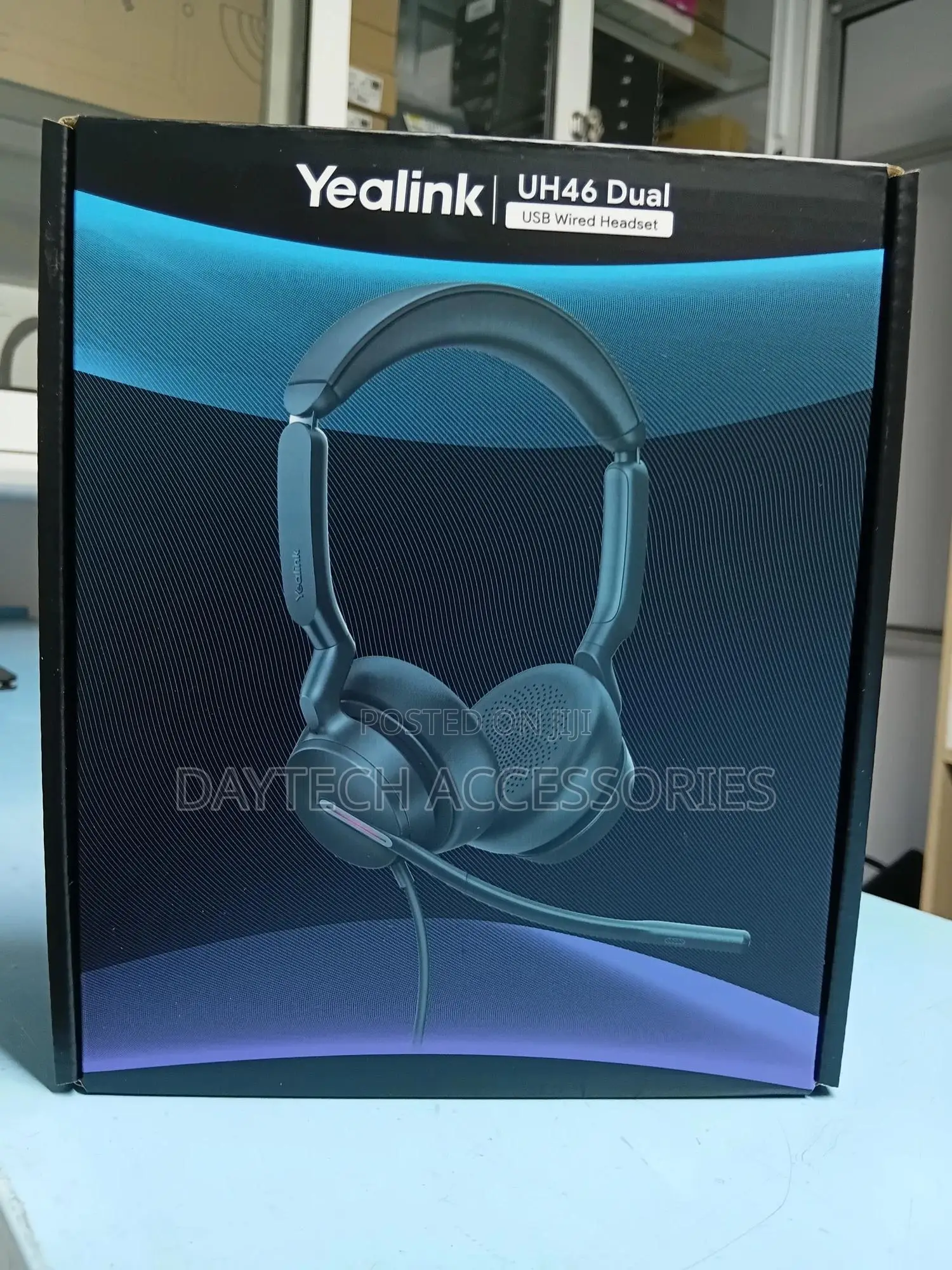 Yealink Uh46 Dual Usb Wired Headset - Black