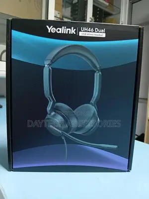 Yealink Uh46 Dual Usb Wired Headset - Black