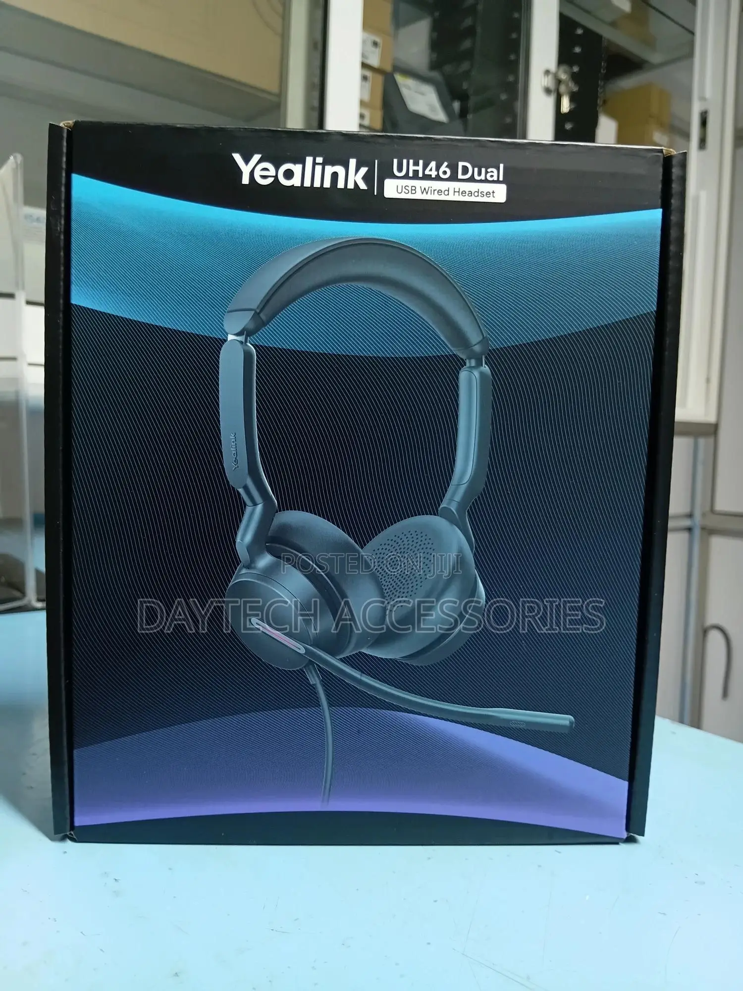 Yealink Uh46 Dual Usb Wired Headset - Black