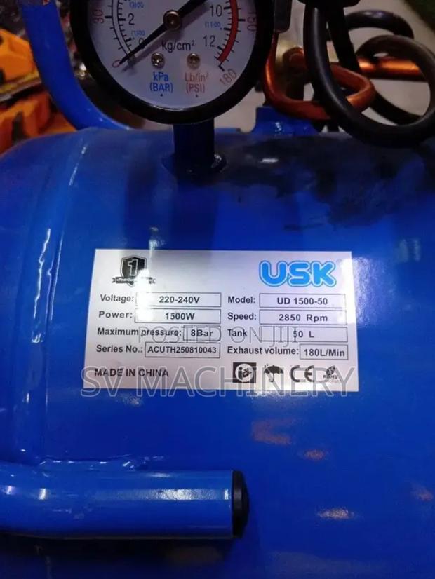 Heavy Duty Electric Air Compressor 50 Litres - thumbnail 4
