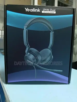 Yealink Uh46 Dual Teams Usb-C/a Professional Usb Wired Headset.