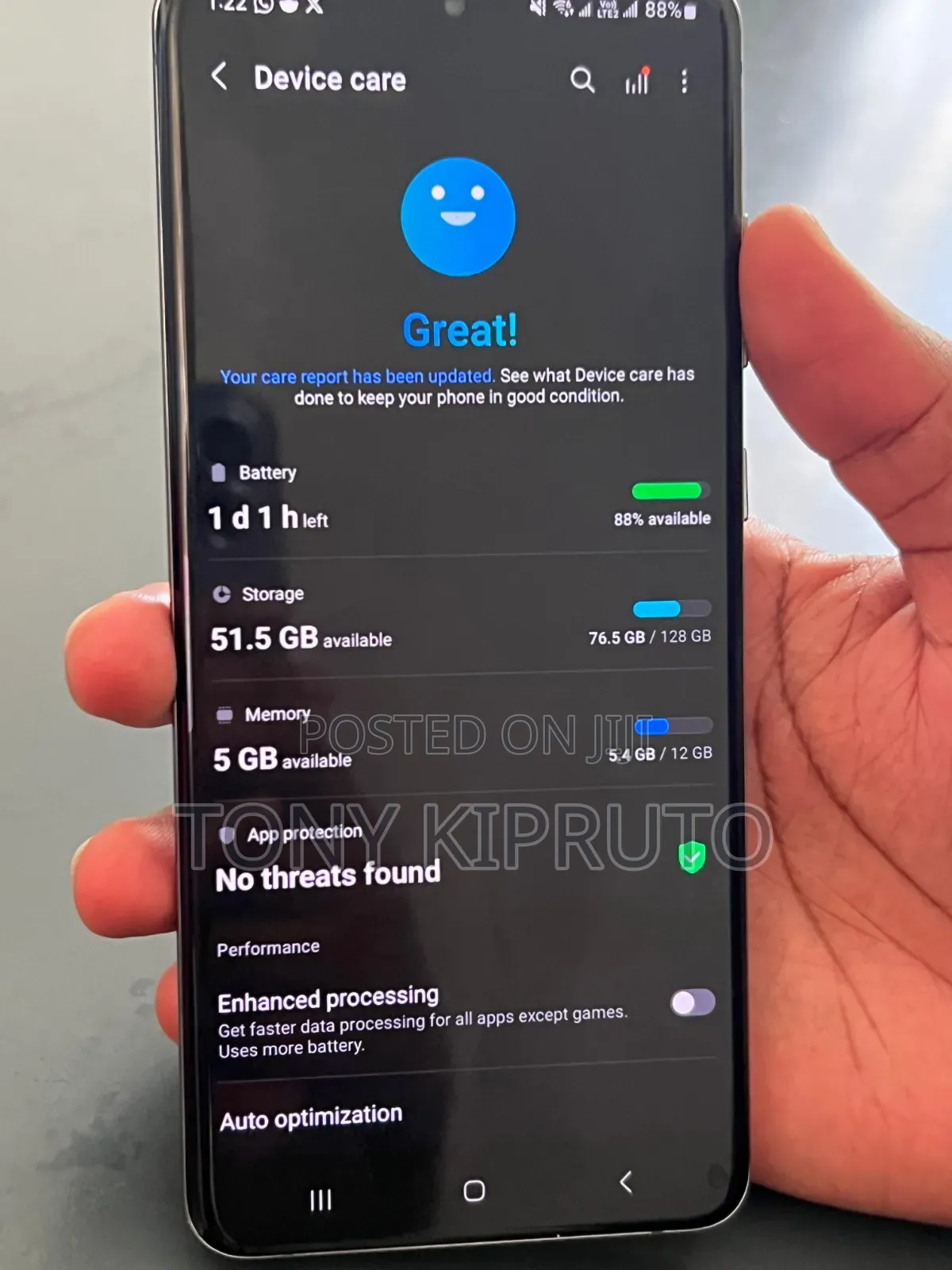 Samsung Galaxy S20 Ultra 5G 128 GB Gray
