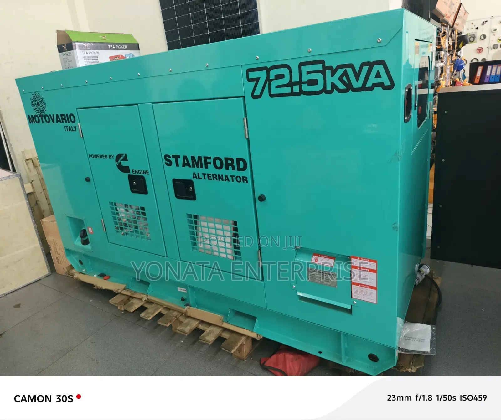 Motovaeio Italy 72.5kva Automatic Silent Generator Commins