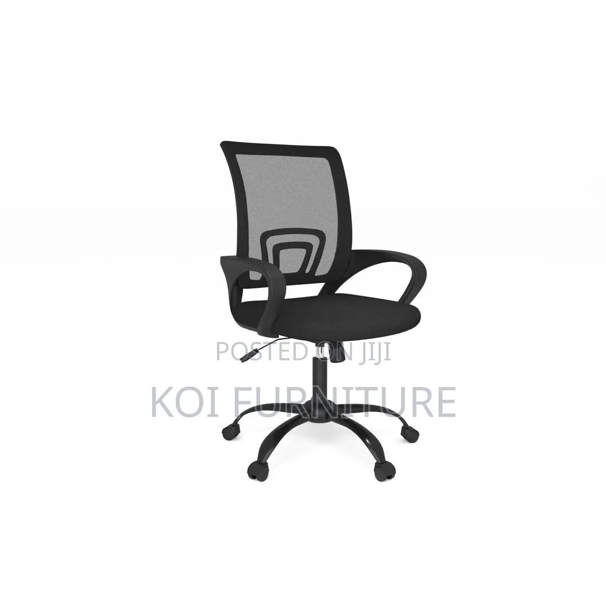 Office Chairs; Modern Swivel Soft Upholstered Nylon Arm Office Chair