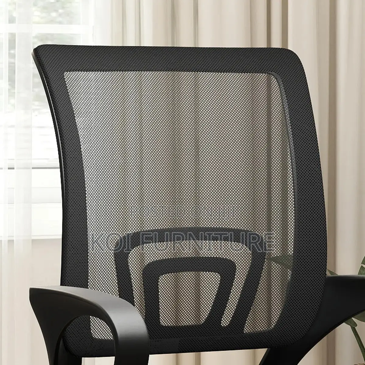 Office Chairs; Modern Swivel Soft Upholstered Nylon Arm Office Chair