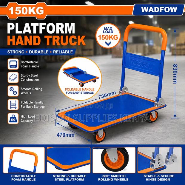 Hand Truck 150kg / 300kg Foldable Platform Hand Trucks Heavy Duty