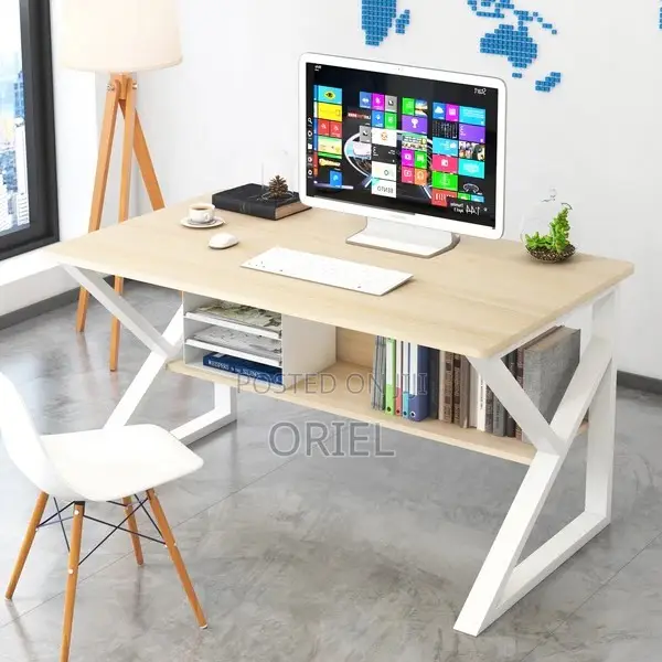 Office Desk : Office Computer Desk With Under-Storage