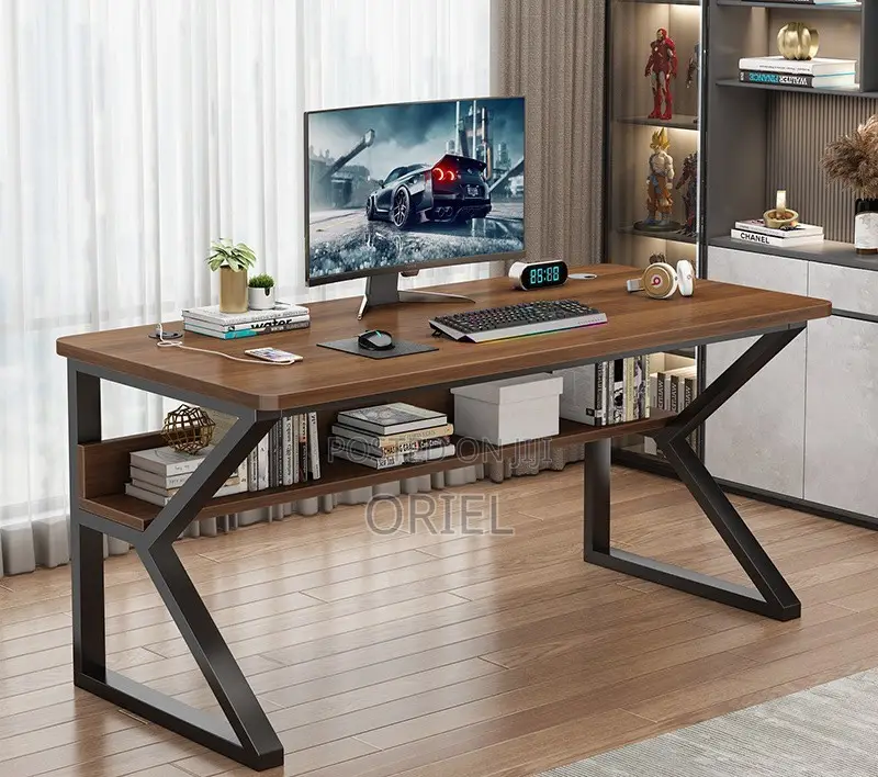 Office Desk : Office Computer Desk With Under-Storage