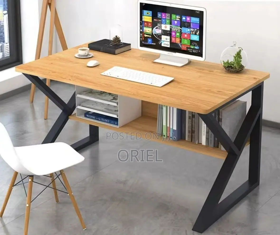 Office Desk : Office Computer Desk With Under-Storage