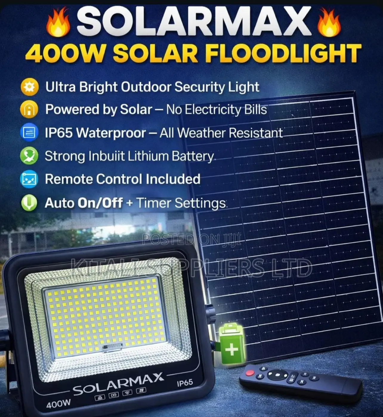 Solarmax 400w Floodlight