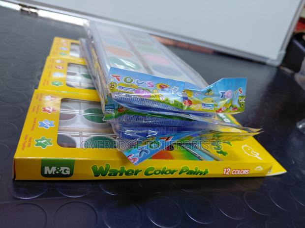 Different Colors Water Color Paints