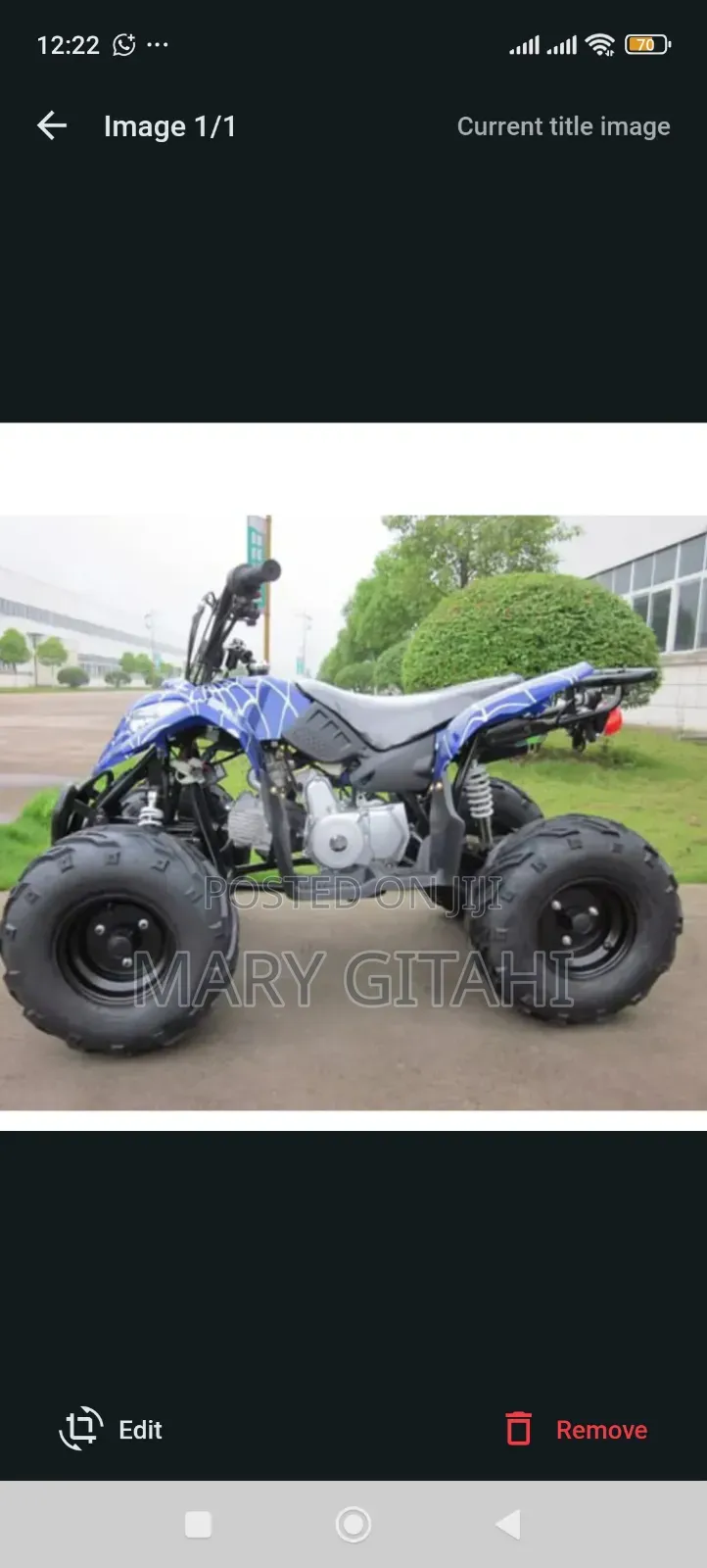New Motorcycle 2016 Blue