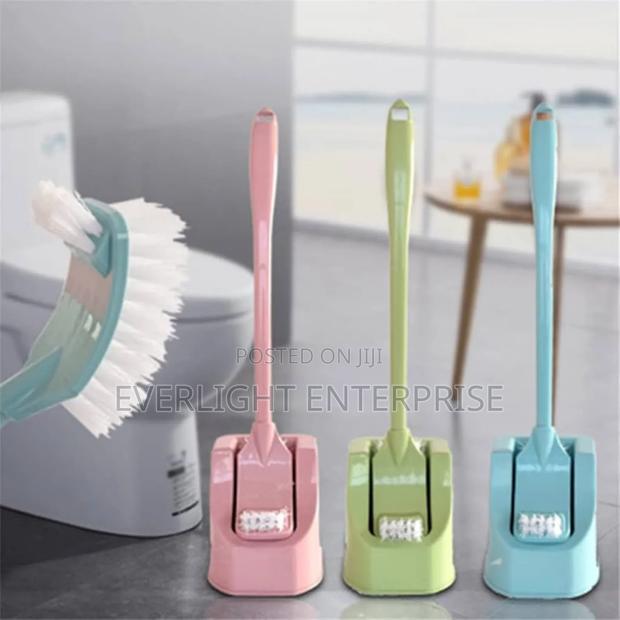 Double Sided Toilet Brush With Matching Stand - thumbnail 2