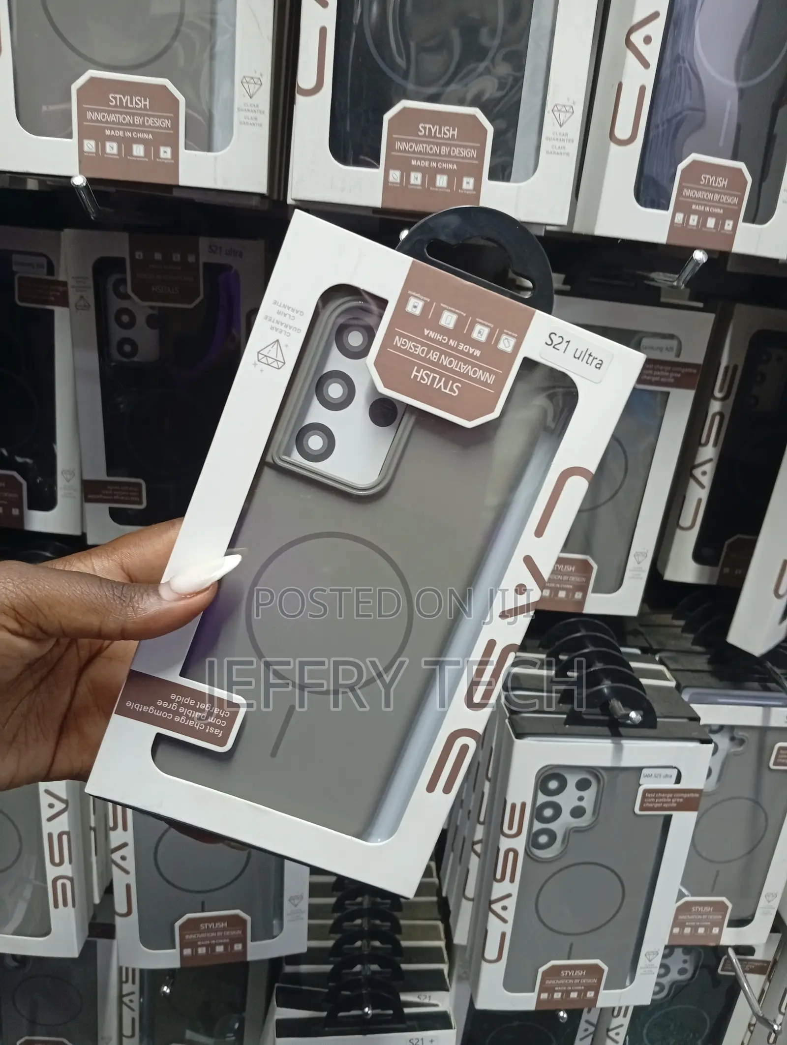 Samsung Galaxy S21 Ultra Matte Magnetic Phone Case