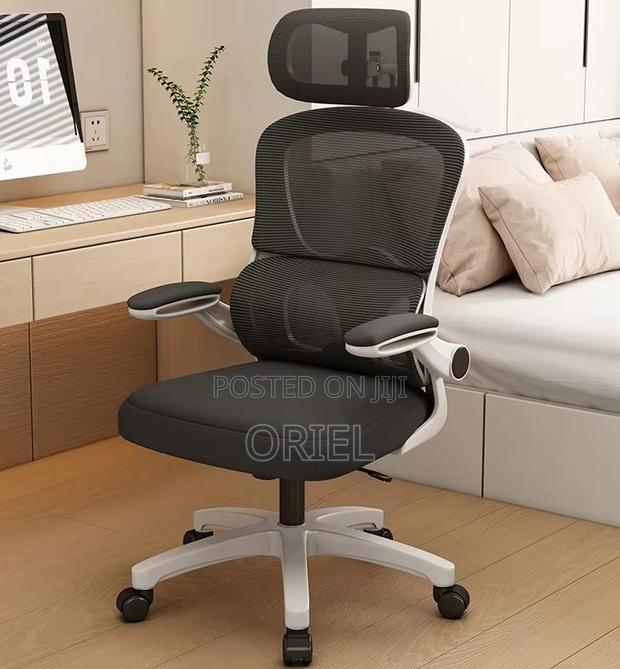 Office Chair : Adjustable Armrest Comfortable Ergonomic Office Chair - thumbnail 6