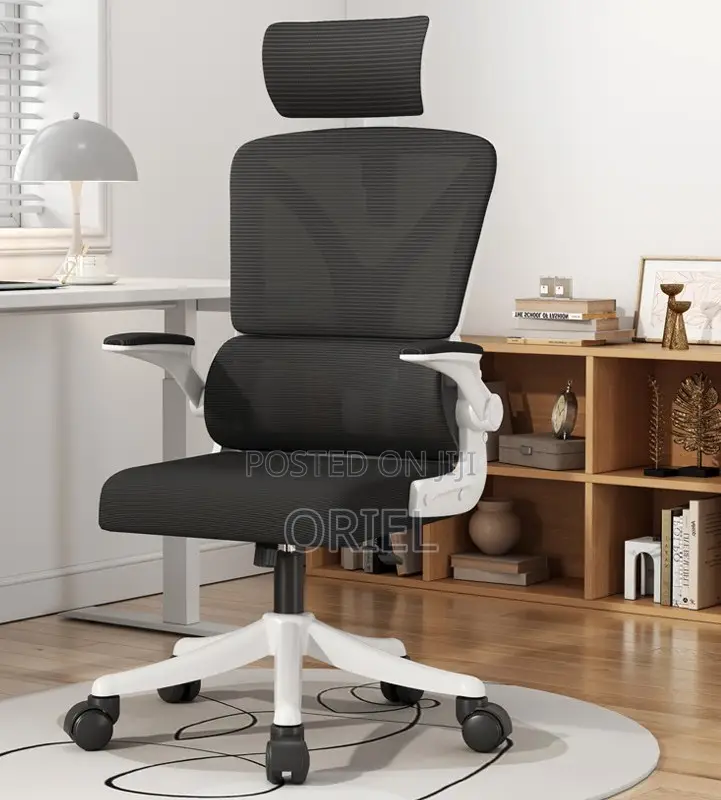 Office Chair : Adjustable Armrest Comfortable Ergonomic Office Chair