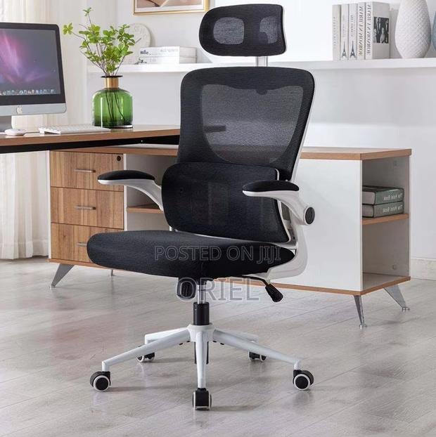 Office Chair : Adjustable Armrest Comfortable Ergonomic Office Chair - thumbnail 17