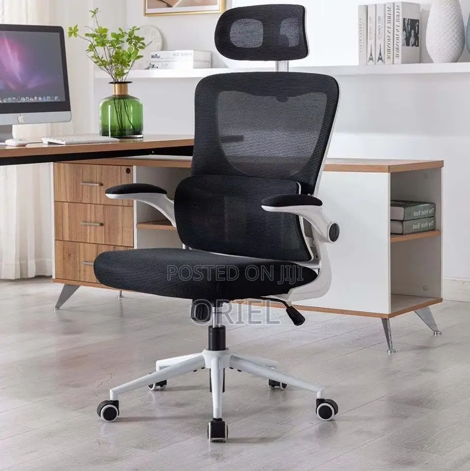 Office Chair : Adjustable Armrest Comfortable Ergonomic Office Chair