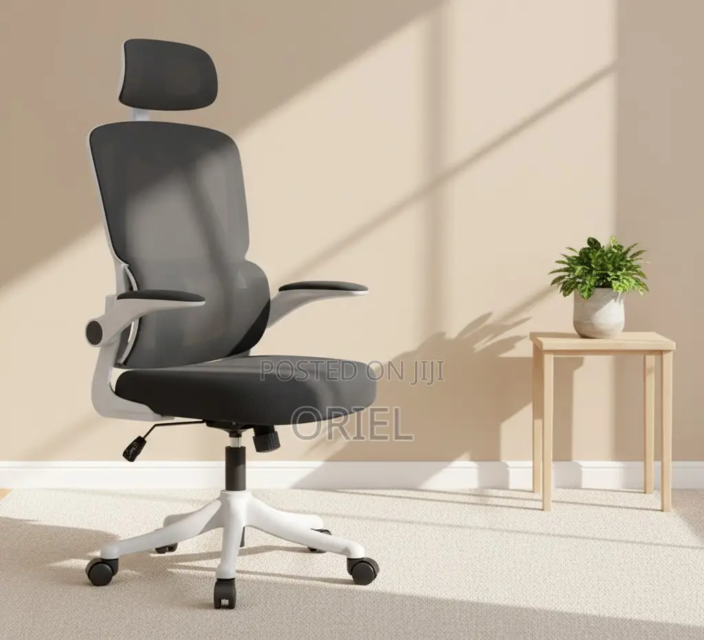 Office Chair : Adjustable Armrest Comfortable Ergonomic Office Chair