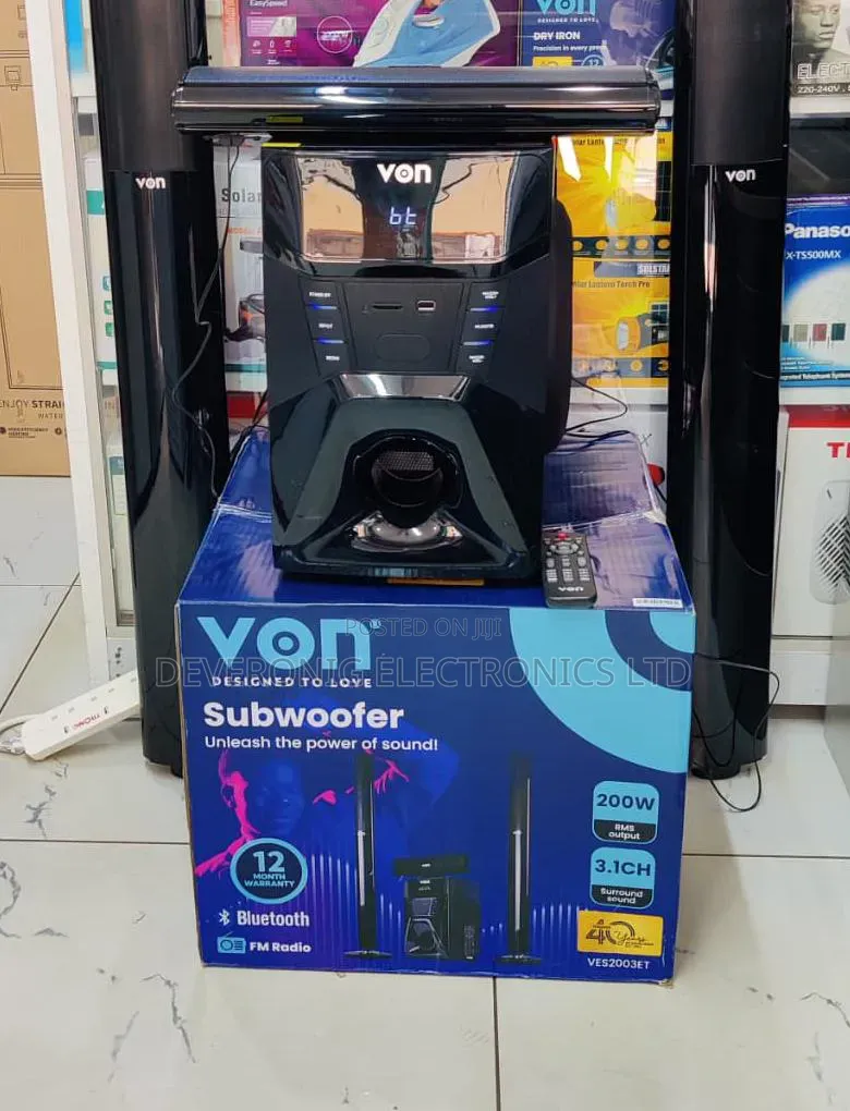*Von Woofer 3.1 200w Tall Boy