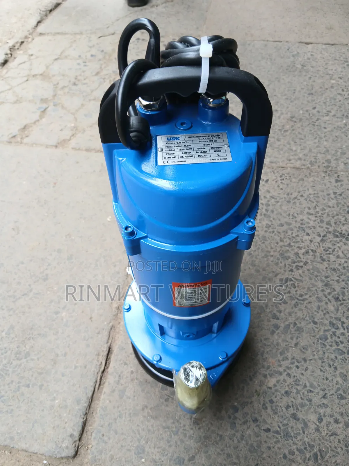 Usk 1hp Submersible Water Pump