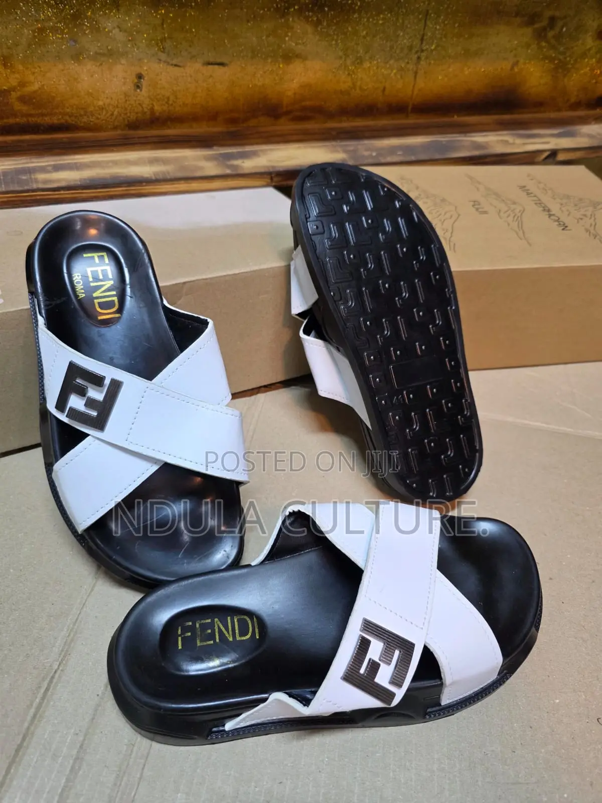 Fendi Slip on Sandals