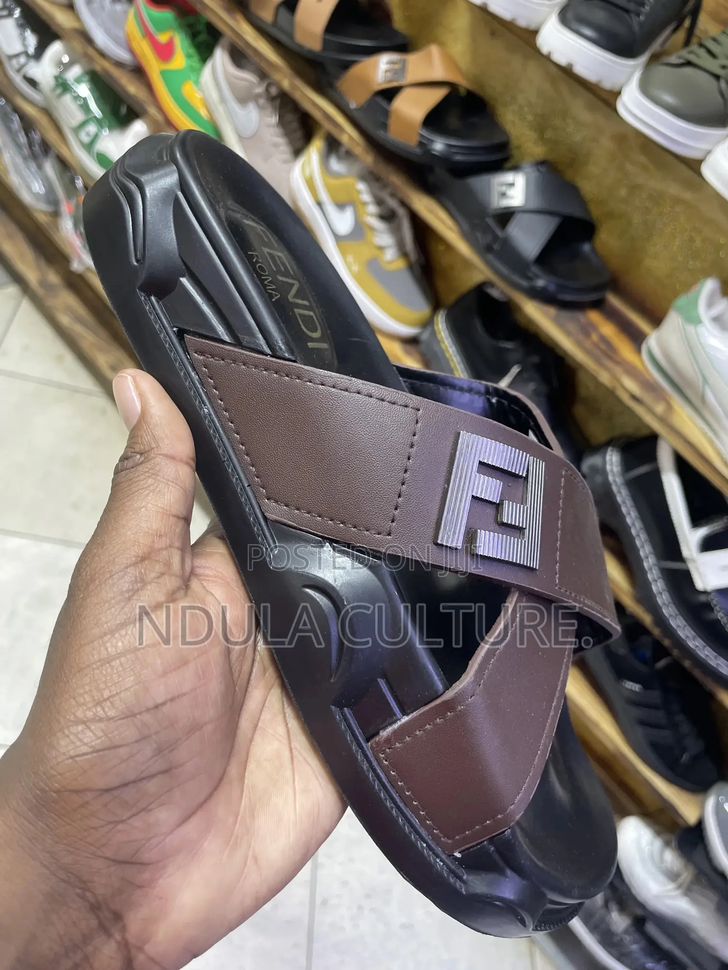 Fendi Slip on Sandals