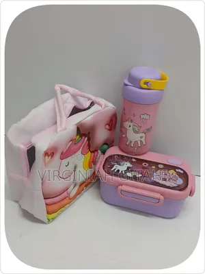 Decorative Kids Set With Insulated Bag