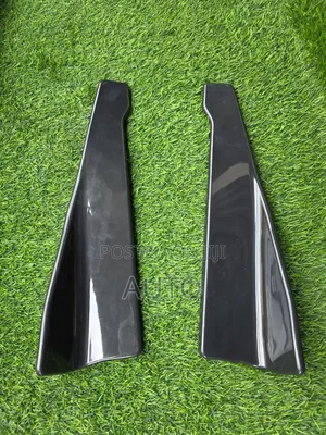Universal Car Side Skirt Fins Black – Sporty Body Kit Canards Nairobi