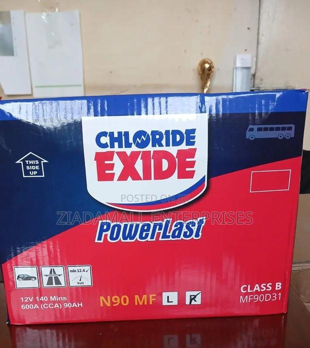 *Chloride Battery N90 Powerlast Low Maintenance, High Performance