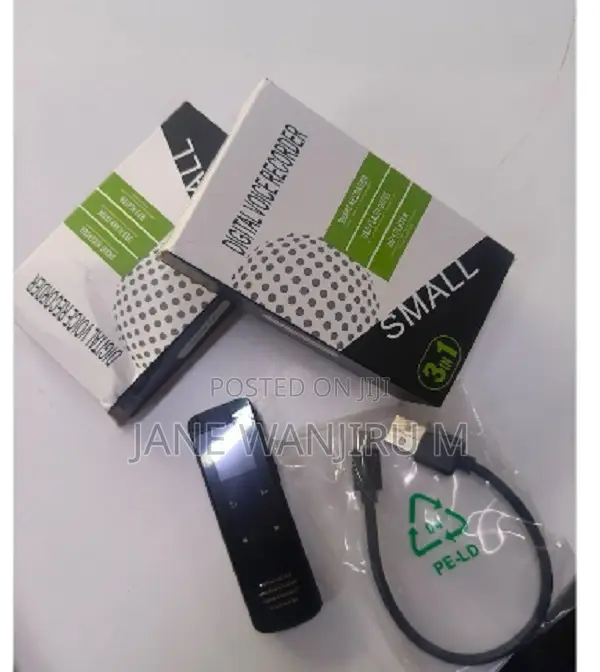 Inbuilt Rechargeable Battery Digital Audio Sound Recorder