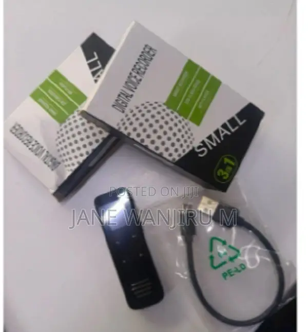 Rechargeable Battery Touch Screen Digital Audio Sound Recorder