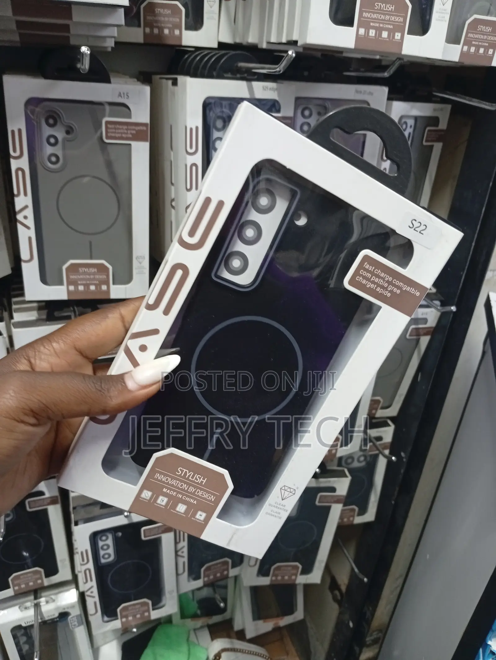 Samsung Galaxy S22 With Built-in Magnetic Ring Case