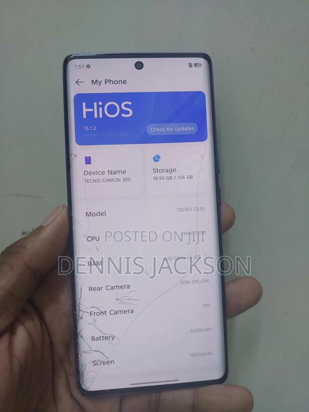 Tecno Camon 30S 128 GB Blue - thumbnail 3