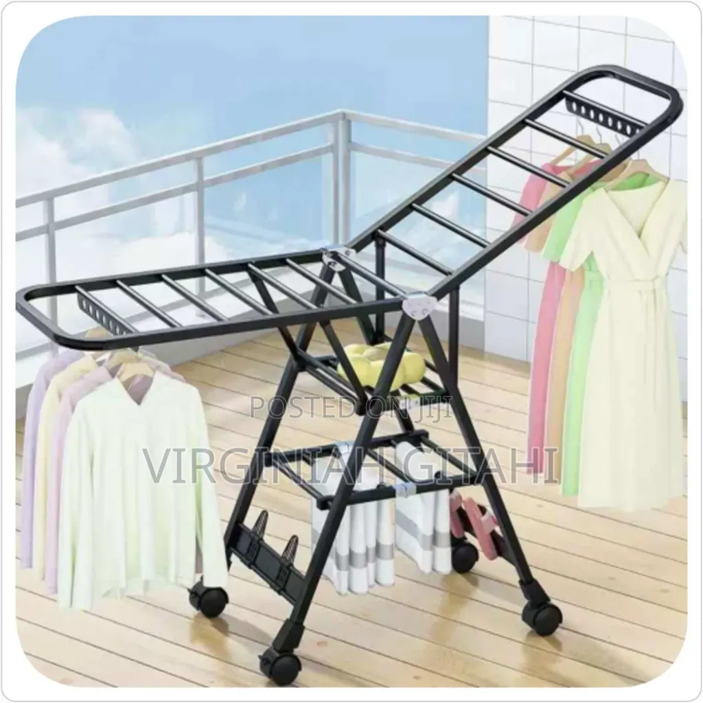 *Foldable Outdoor Drying Cloth Rack