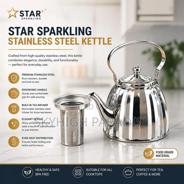 New Arrival Steel Kettle With Filter!