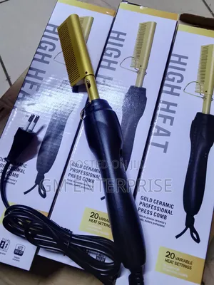 Electric Heat Hair Straightener Hot Comb
