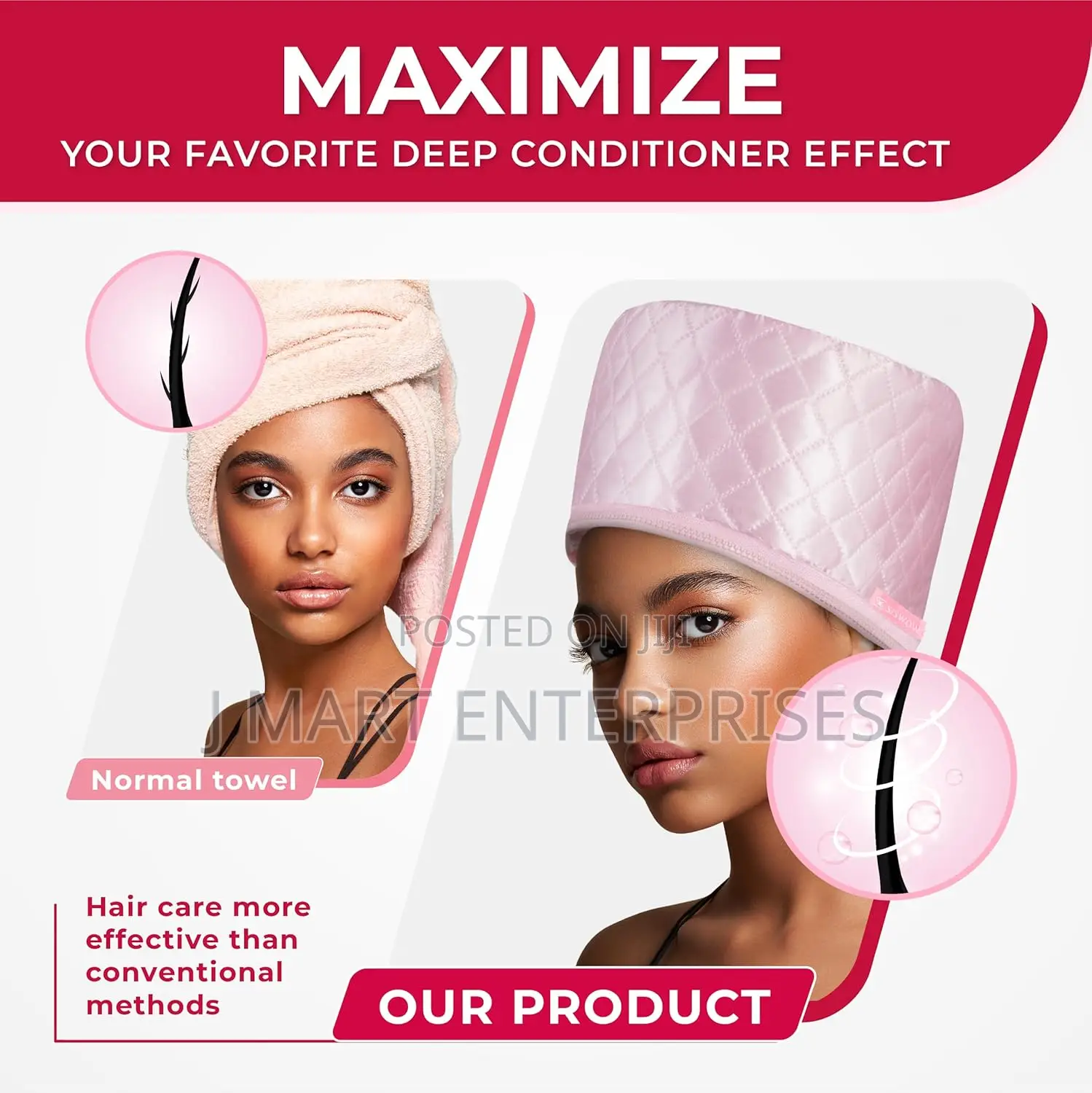 Thermal Steamer Cap for Great Deep Conditioning