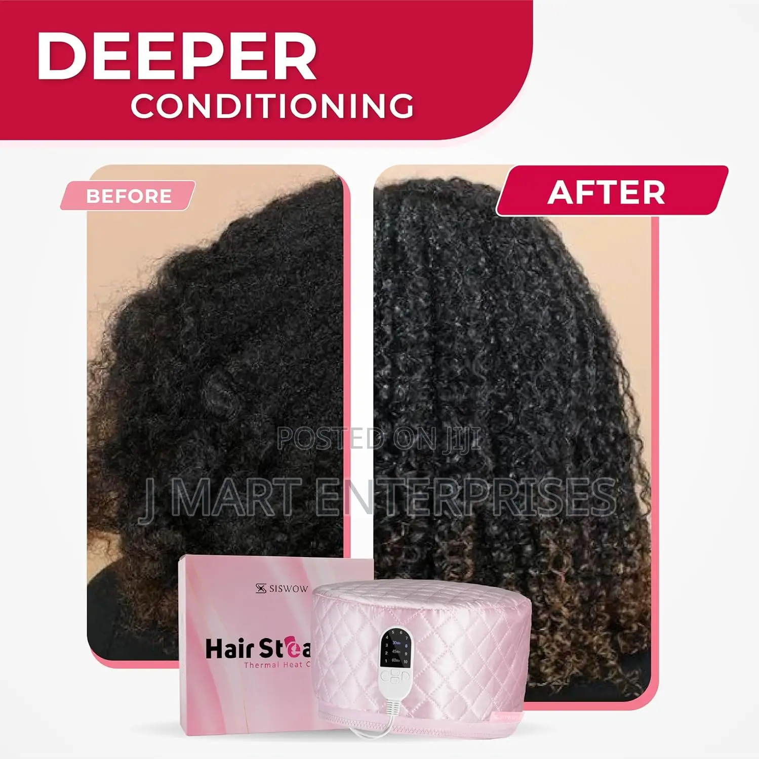 Thermal Steamer Cap for Great Deep Conditioning