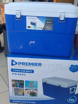 Premier 60l Portable Ice Cooler Box for Camping Travel