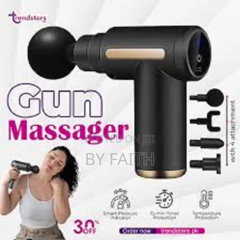 *Powerful Four Heads Deep Tissue Massager