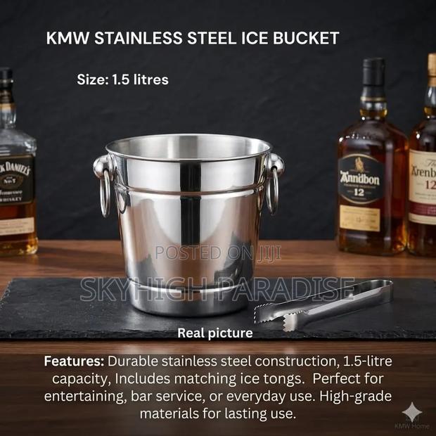 New Arrival!
KMW Stainless Steel Ice Bucket With Ice !