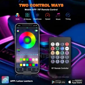 Interior Car Led Strip Lights With Wireless App and Remote