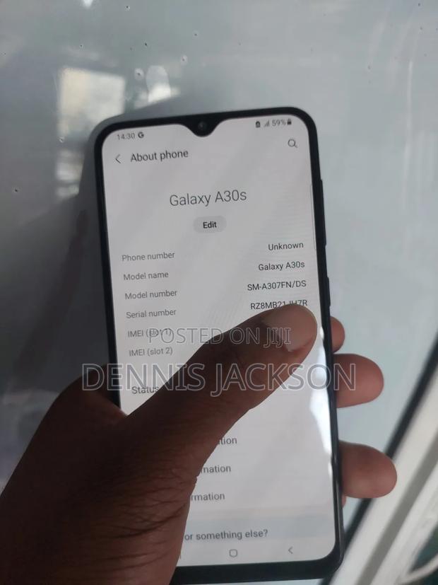Samsung Galaxy A30s 64 GB Black - thumbnail 2