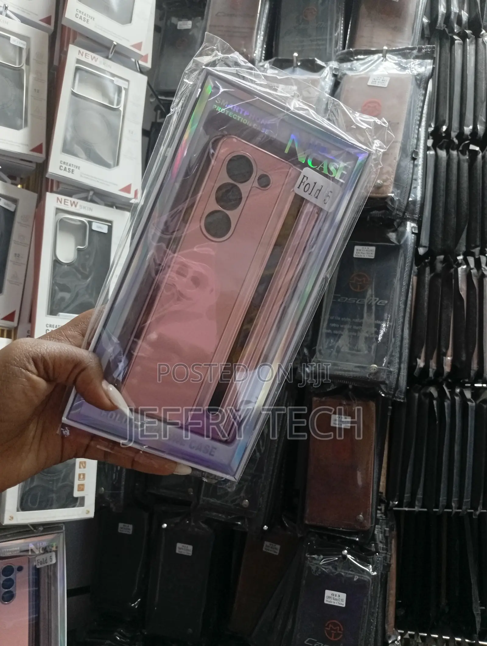 Samsung Galaxy Z Fold 5 Reinforced for the Phone's Folding Mechanism.