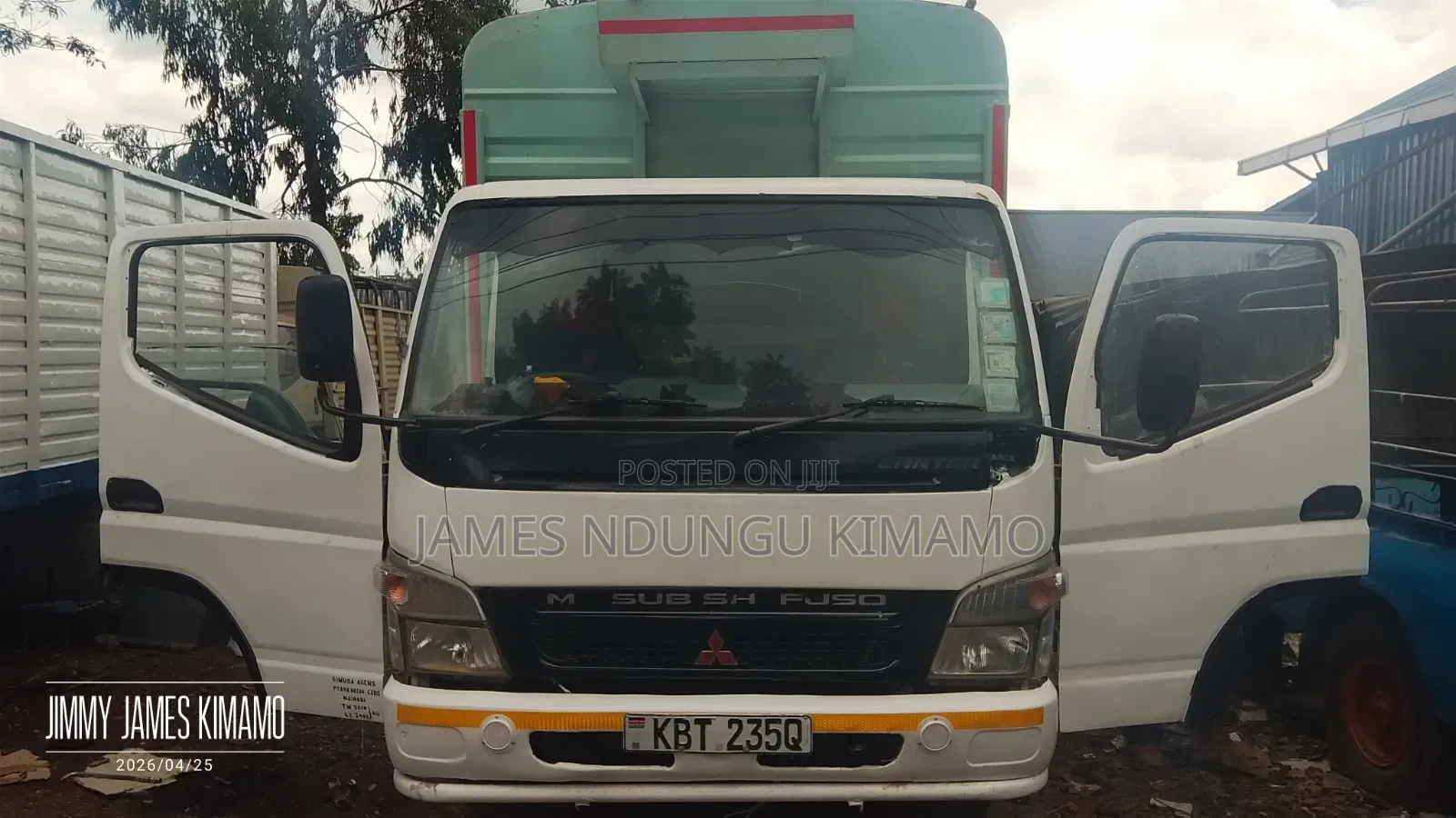 Mitsubishi Canter Truck 4d34 2012 White
