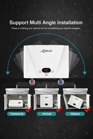 Lirlee Instant Electric Water Heater Mini Showers Undersink Bathtub